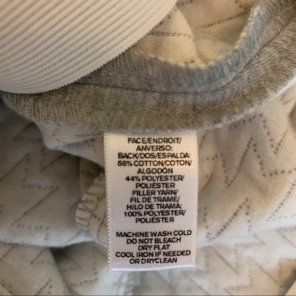 NWT LOFT light gray flared skirt size petite small - Picture 5 of 6